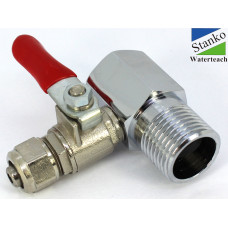 Врезка в линию металлическая 1/4 трубка × 1/2 внешняя резьба